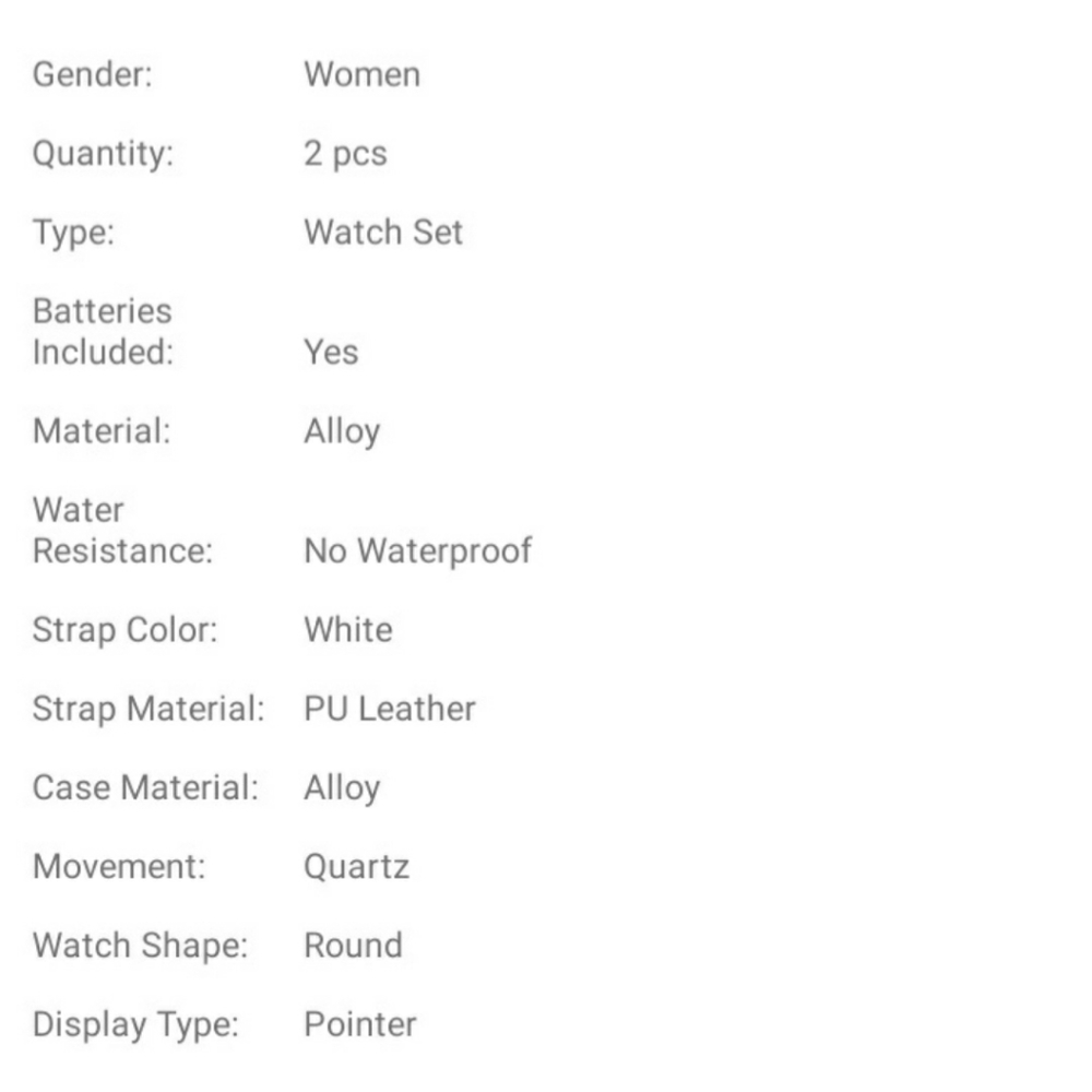 Follow Your Dreams Round Pointer Quartz Watch and Bracelet Set - Picture 4 of 5